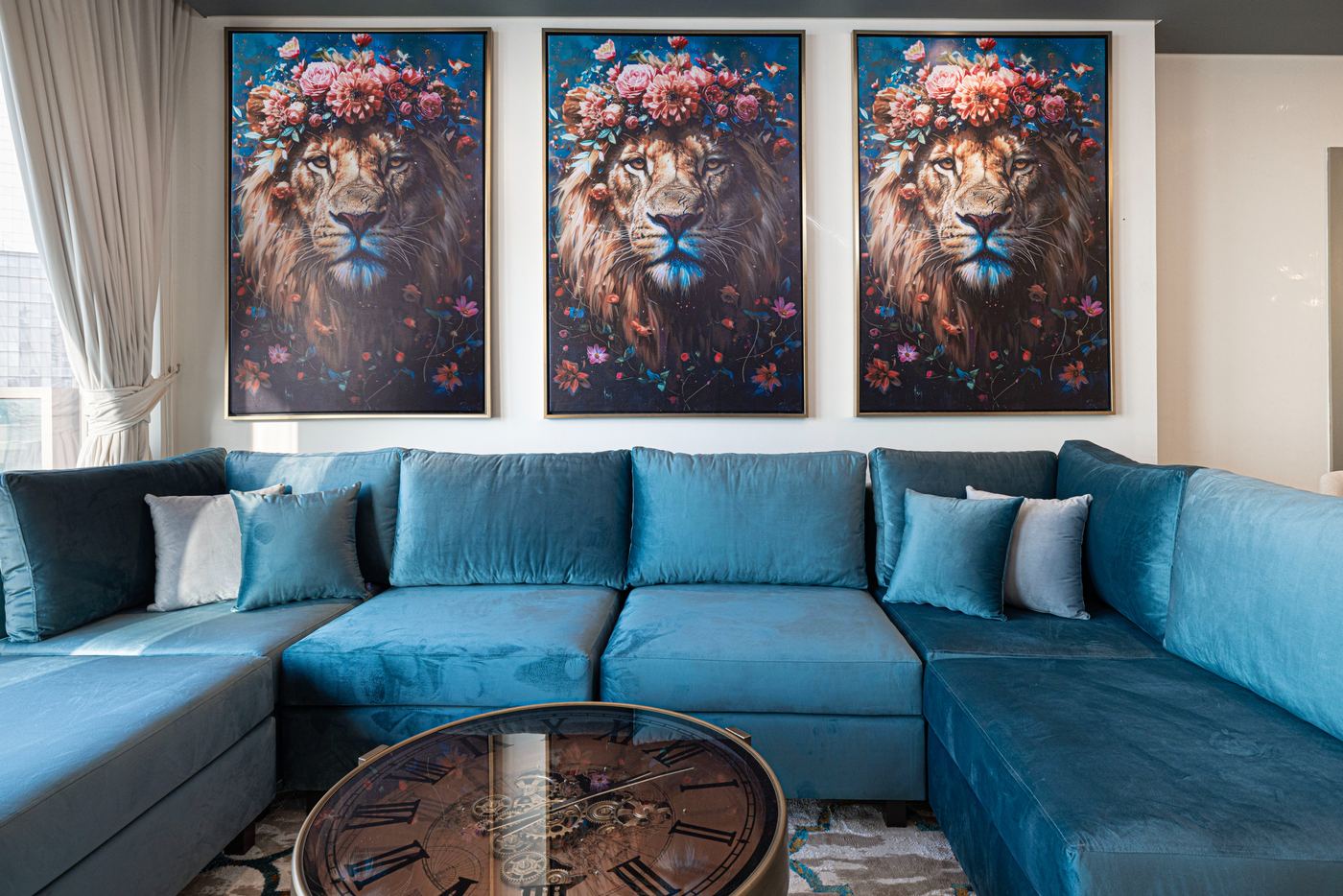 Statement living room