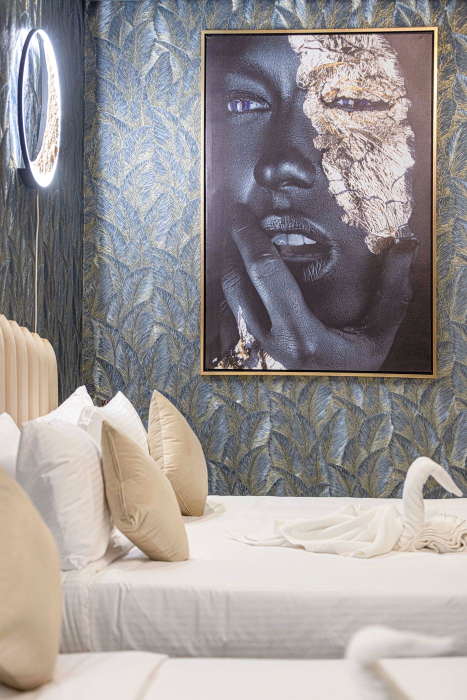 Designer bedroom