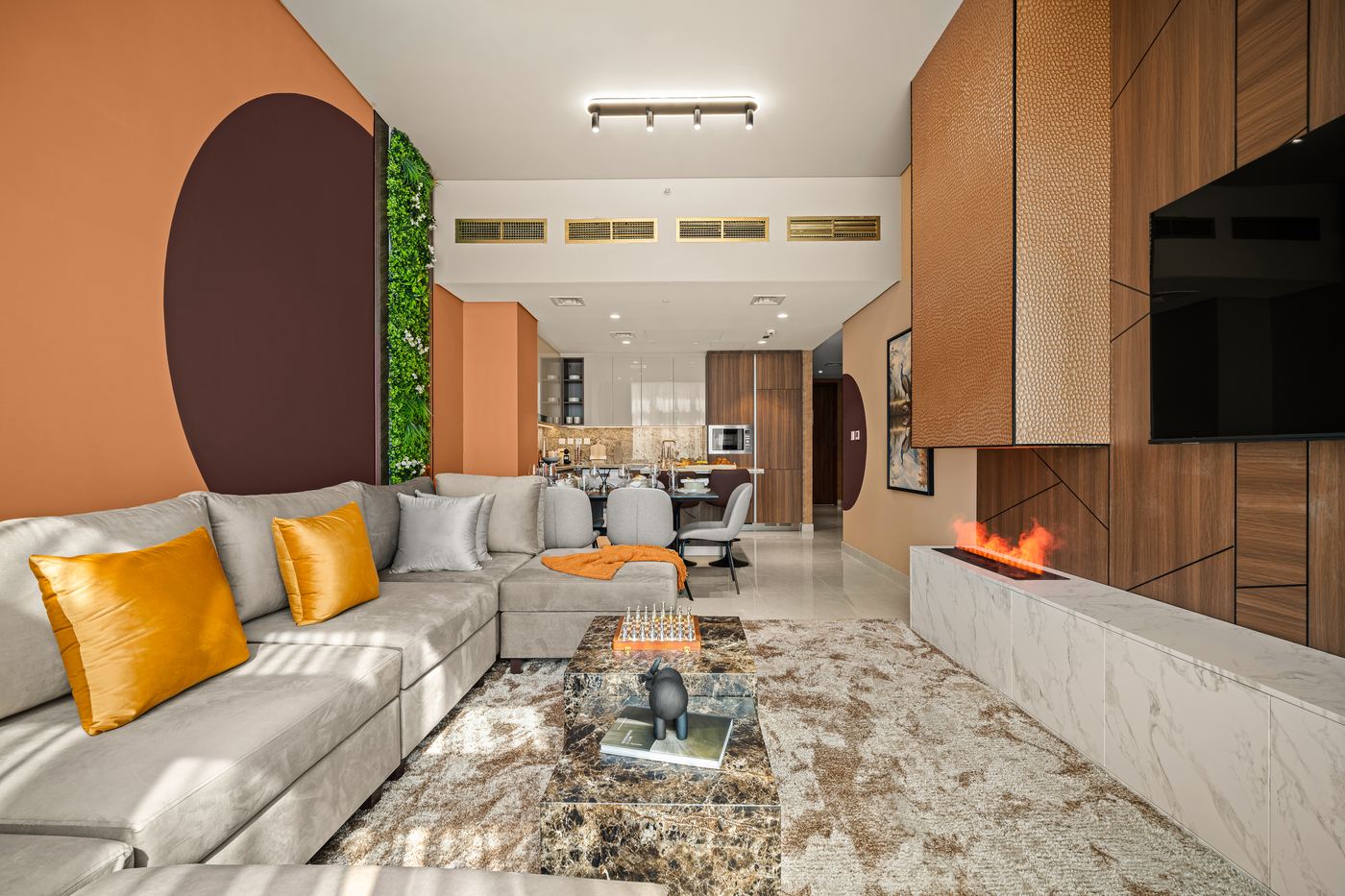 Designer living room